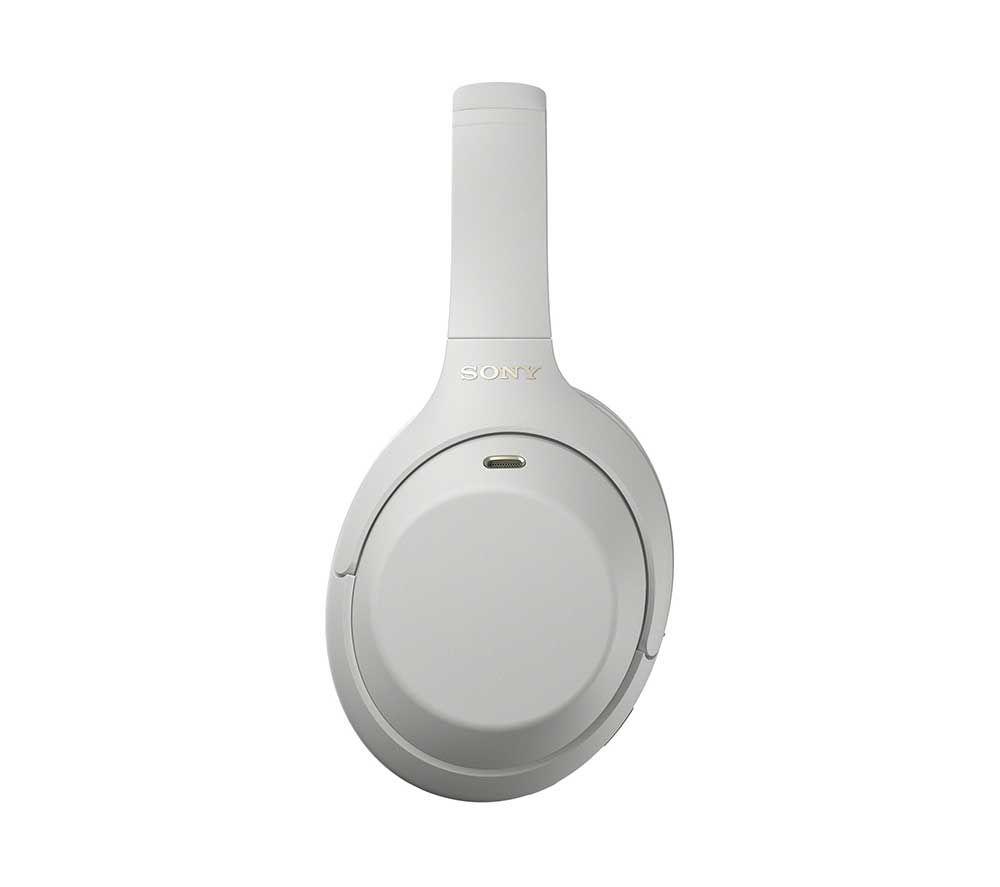 SONY WH-1000XM4C Wireless Bluetooth Noise-Cancelling Headphones - Platinum Silver image number 13 of 18