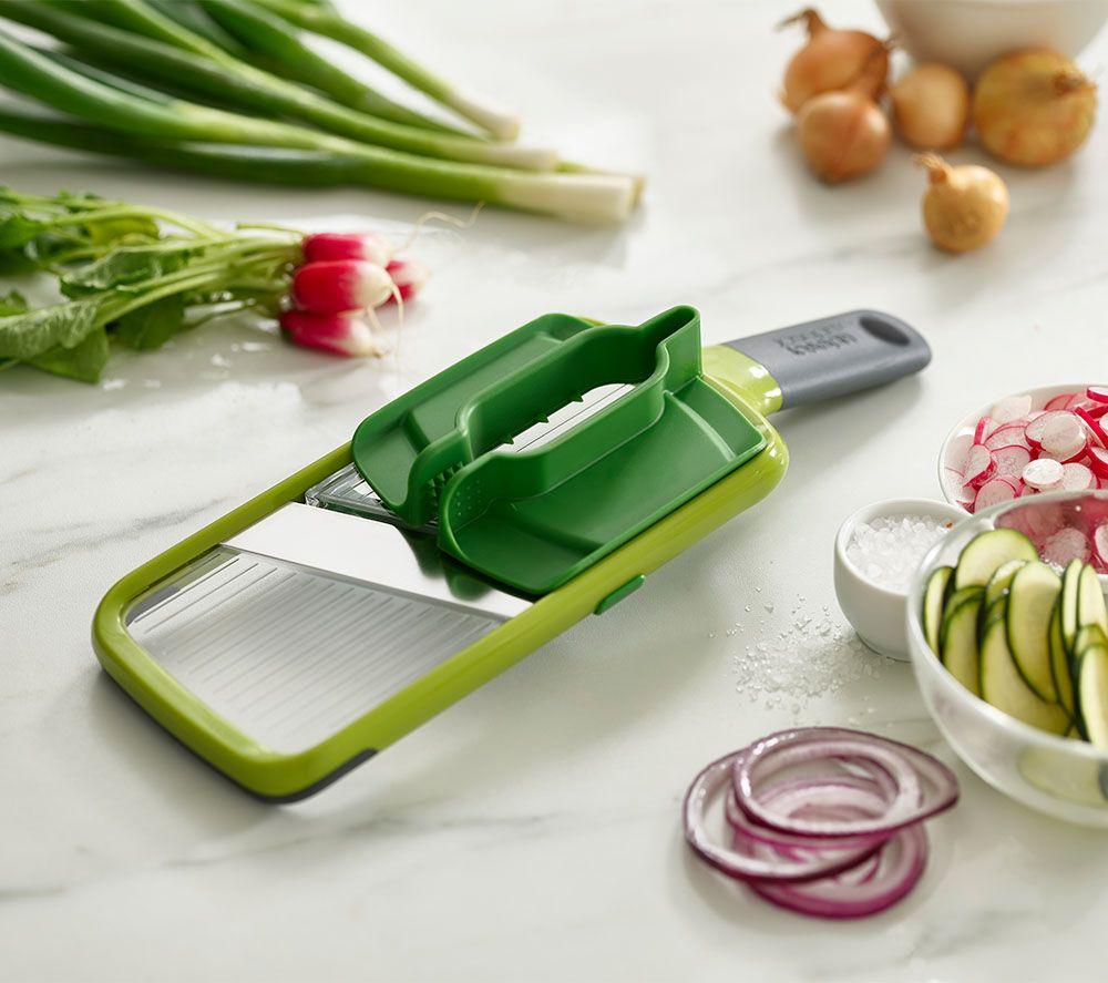 JOSEPH JOSEPH Multi-Grip Mandoline with Precision Food Grip - Green image number 2 of 4