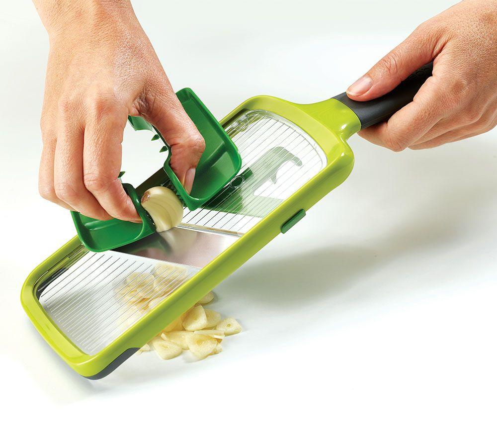 JOSEPH JOSEPH Multi-Grip Mandoline with Precision Food Grip - Green image number 4 of 4