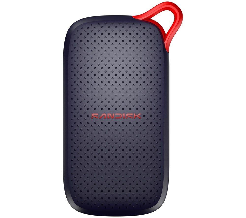 SANDISK SDSSDE31-500G-G25 Portable External SSD - 500 GB, Black