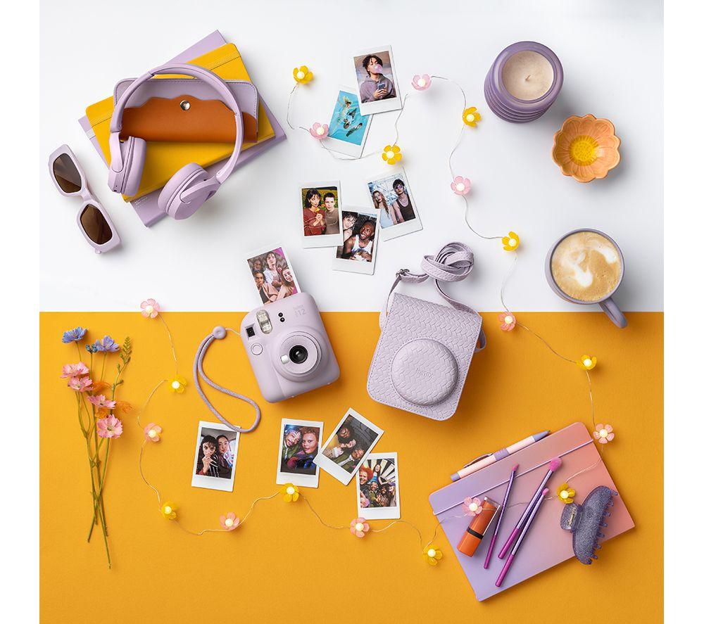 INSTAX Mini 12 Instant Camera Bundle - Lilac Purple image number 2 of 7