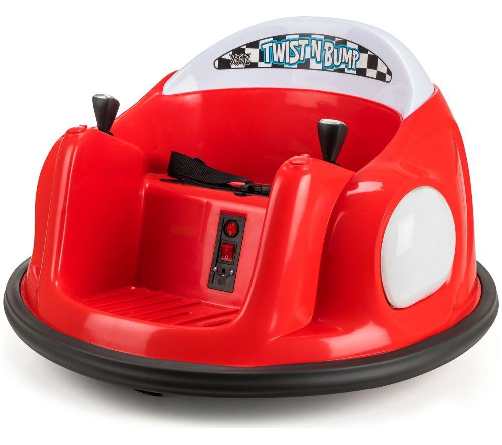 XOOTZ Kids' Electric Bumper Car Ride-On Toy - Red