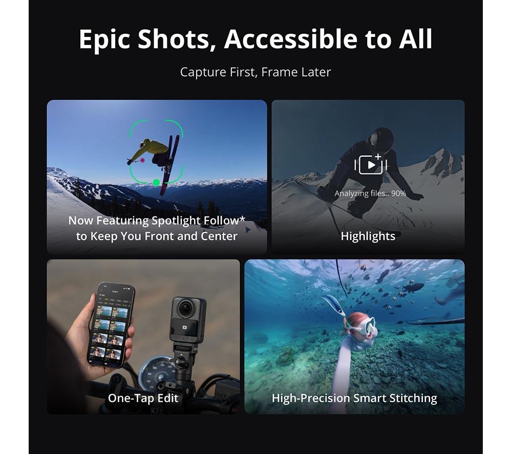 DJI Osmo 360 II 8K Action Camera Adventure Combo image number 8 of 21