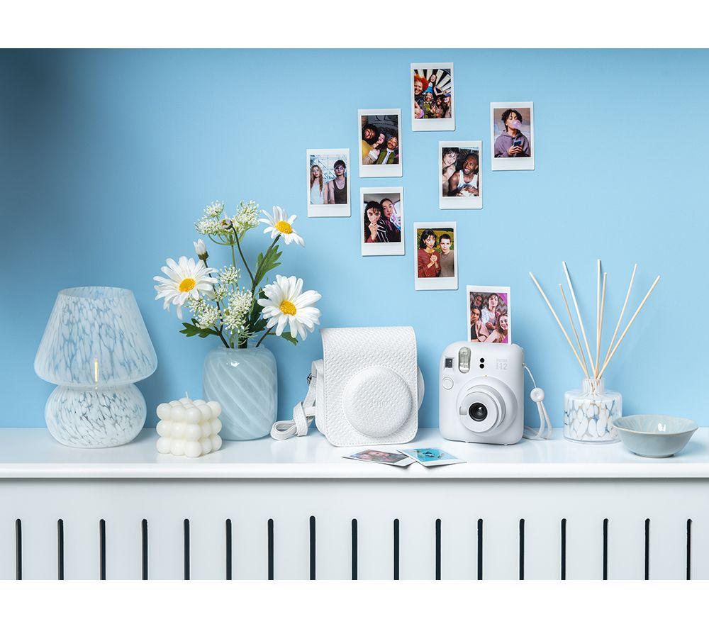 INSTAX Mini 12 Instant Camera Bundle - Clay White image number 3 of 7