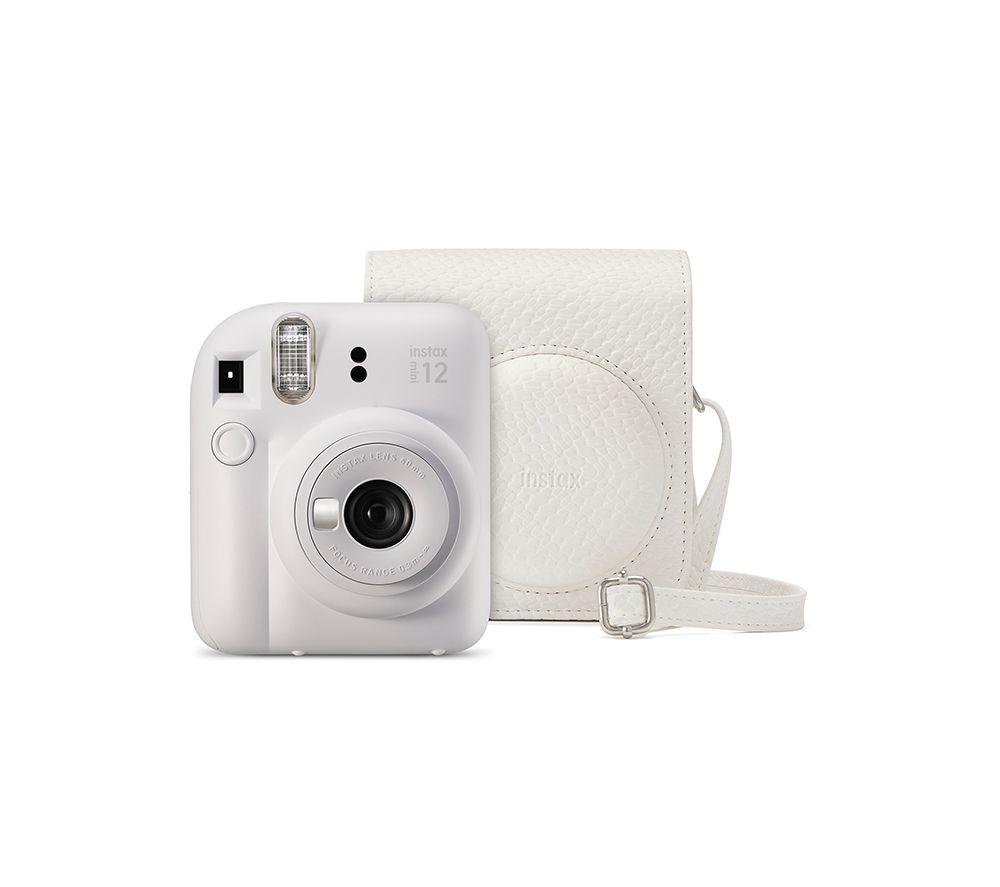 INSTAX Mini 12 Instant Camera Bundle - Clay White image number 5 of 7