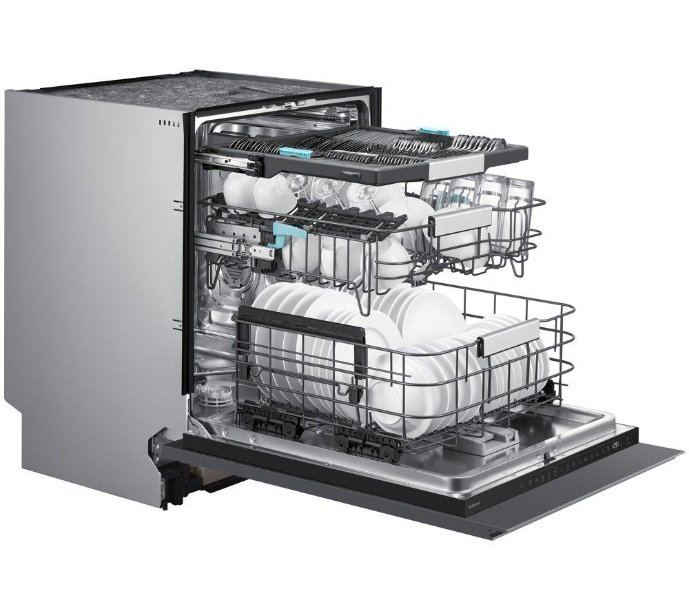 SAMSUNG Series 8 WaterJet Clean DW80H77JAI0U4 Full-size Fully Integrated WiFi-enabled Dishwasher image number 8 of 8