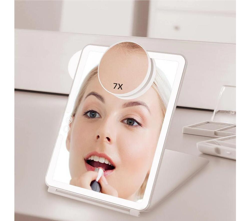 WELLCARE WEWCSM161 Foldable LED Makeup Mirror - White image number 3 of 5