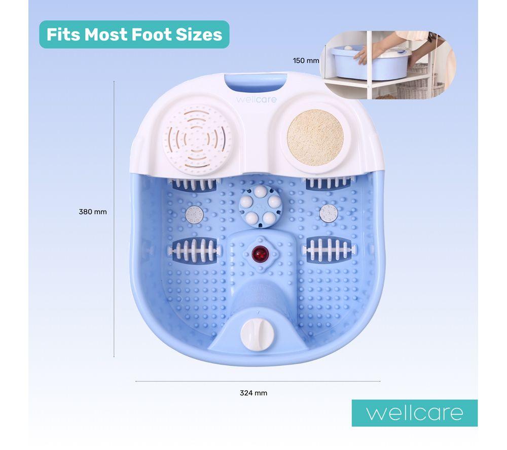 WELLCARE MM17A300 Foot Spa & Massager - Blue & White image number 5 of 13