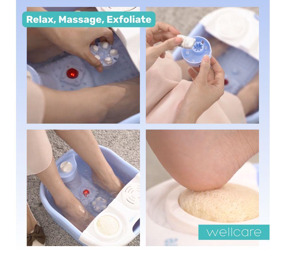 WELLCARE MM17A300 Foot Spa & Massager - Blue & White image number 8 of 13