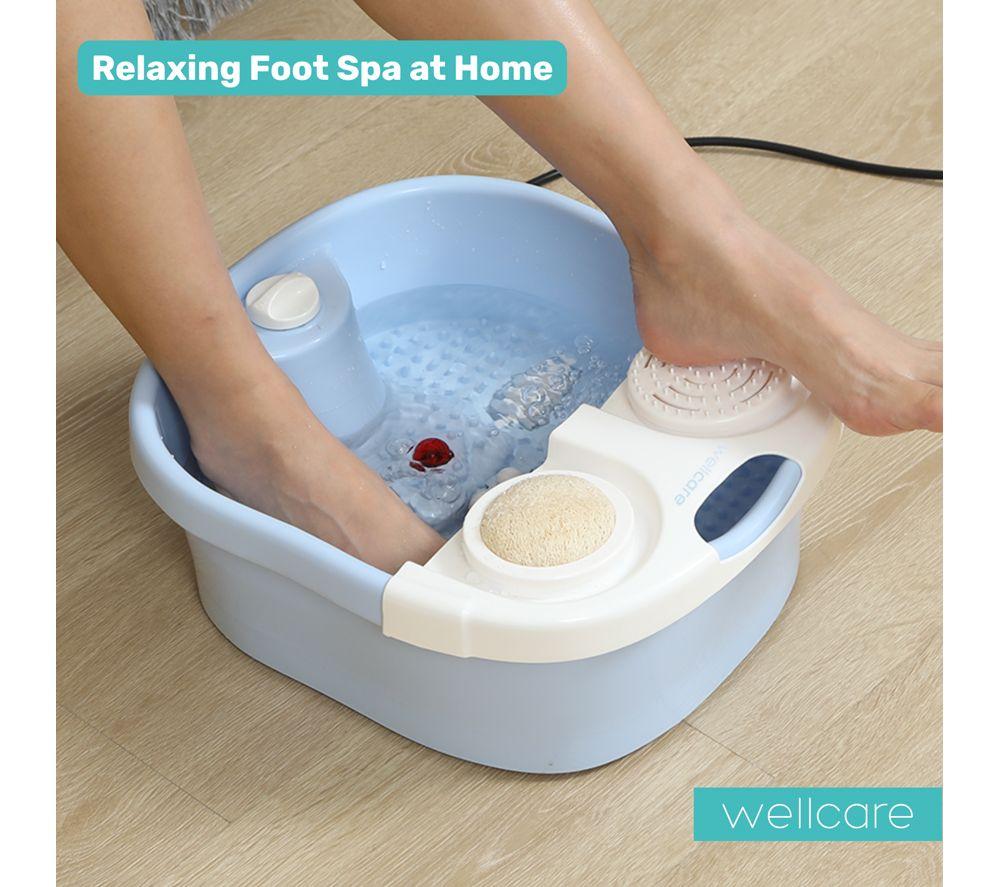 WELLCARE MM17A300 Foot Spa & Massager - Blue & White image number 10 of 13