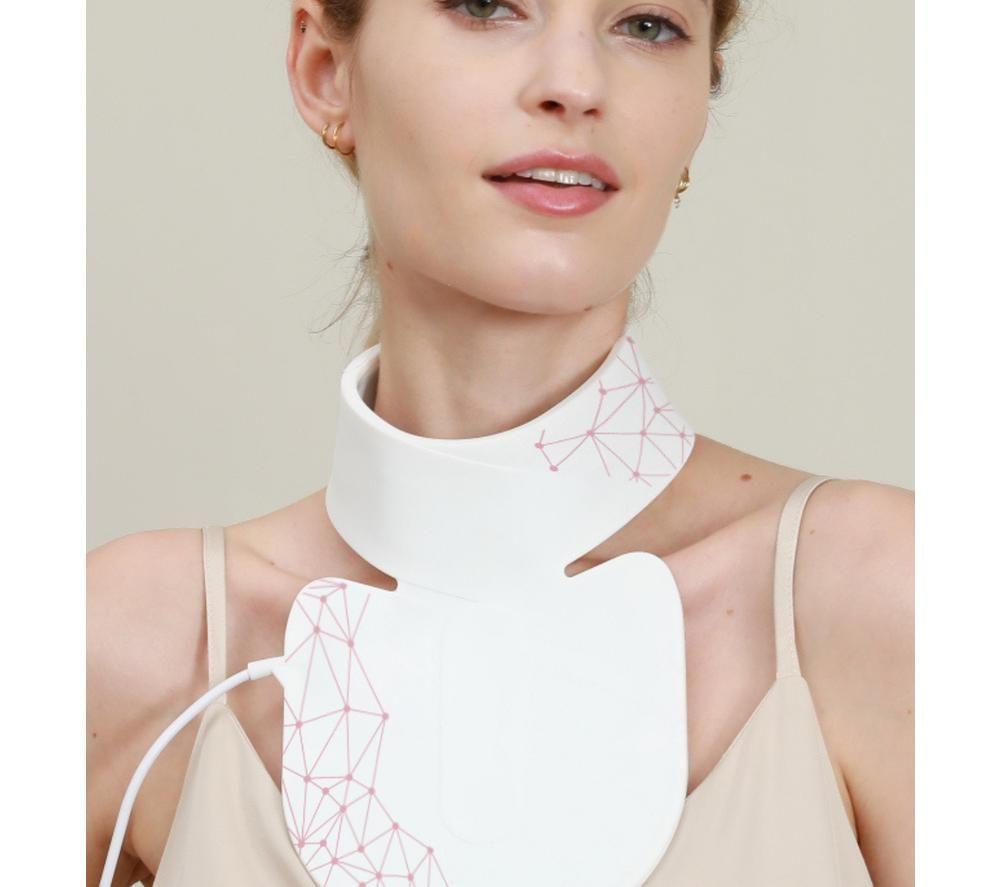 WELLCARE MN1 LED Face & Neck Mask - White & Pink image number 2 of 10