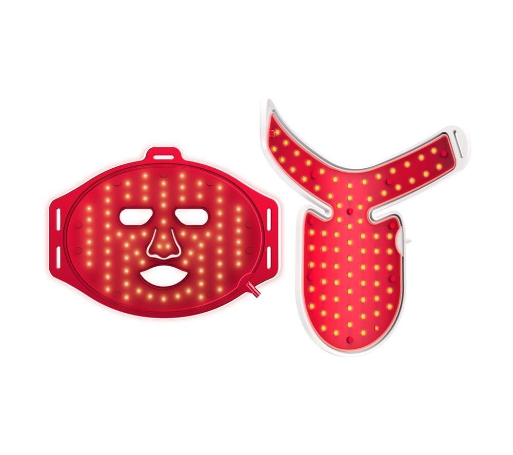 WELLCARE MN1 LED Face & Neck Mask - White & Pink image number 6 of 10