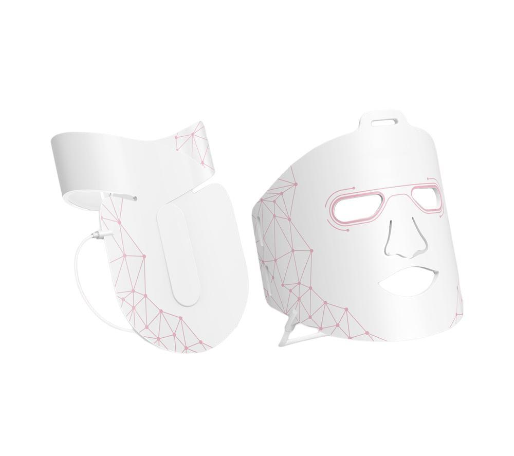WELLCARE MN1 LED Face & Neck Mask - White & Pink image number 8 of 10