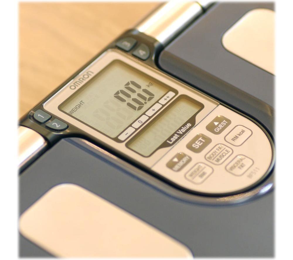 OMRON Karada Scan BF511 Electronic Bathroom Scales - Blue image number 2 of 5