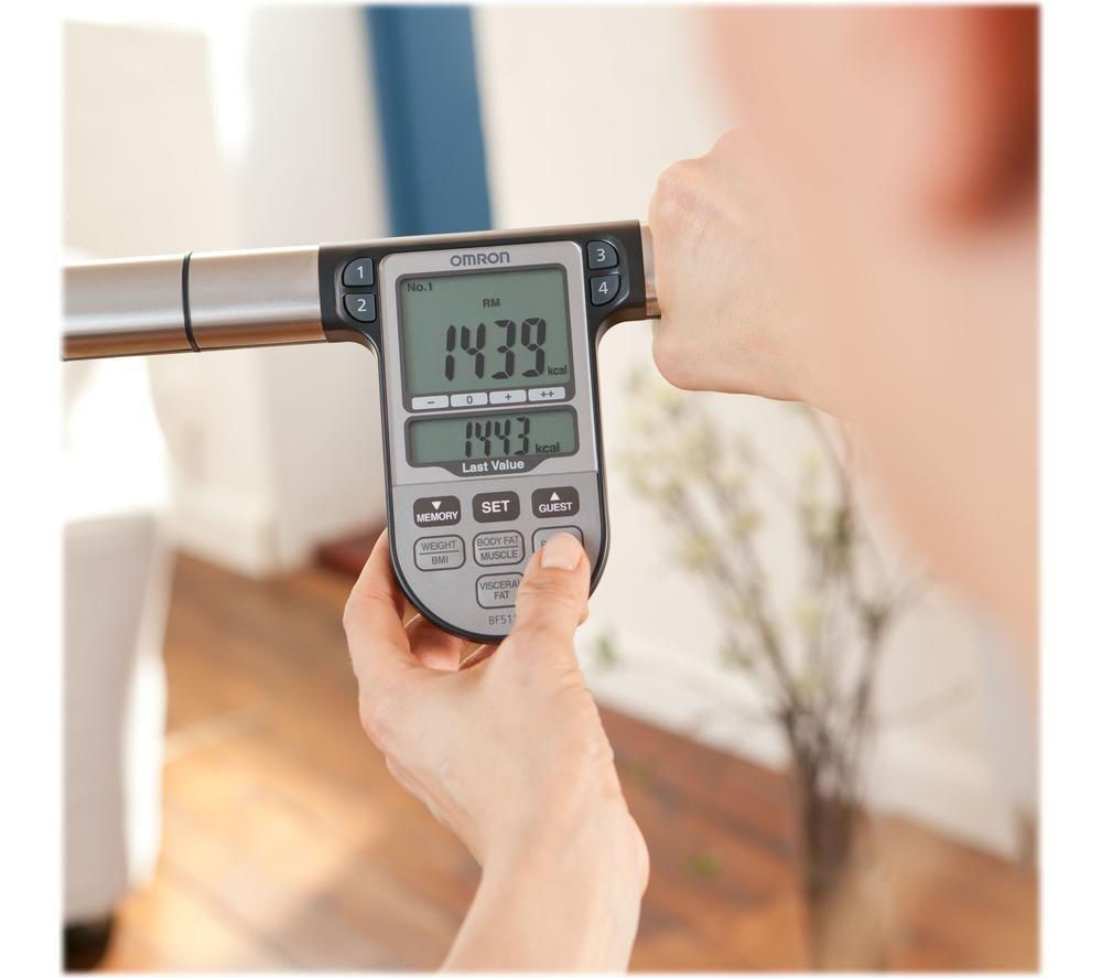 OMRON Karada Scan BF511 Electronic Bathroom Scales - Blue image number 4 of 5