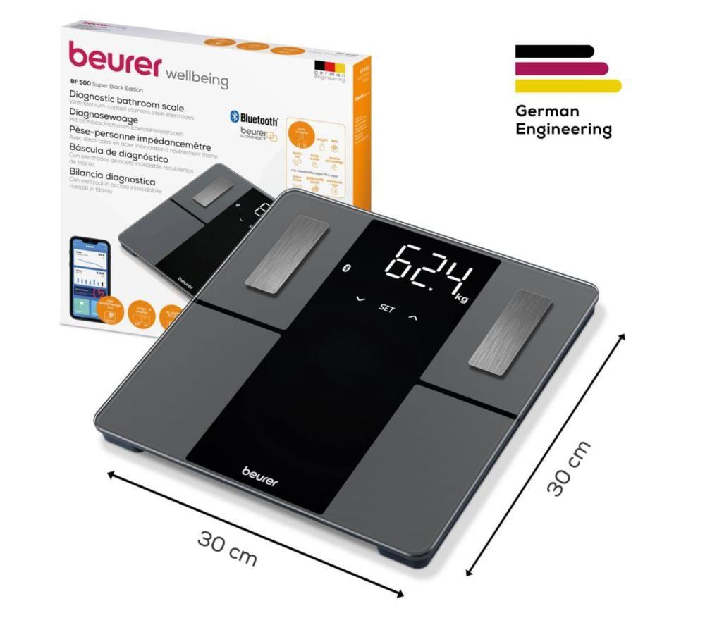BEURER BF 500 Smart Bathroom Scale - Black image number 3 of 4