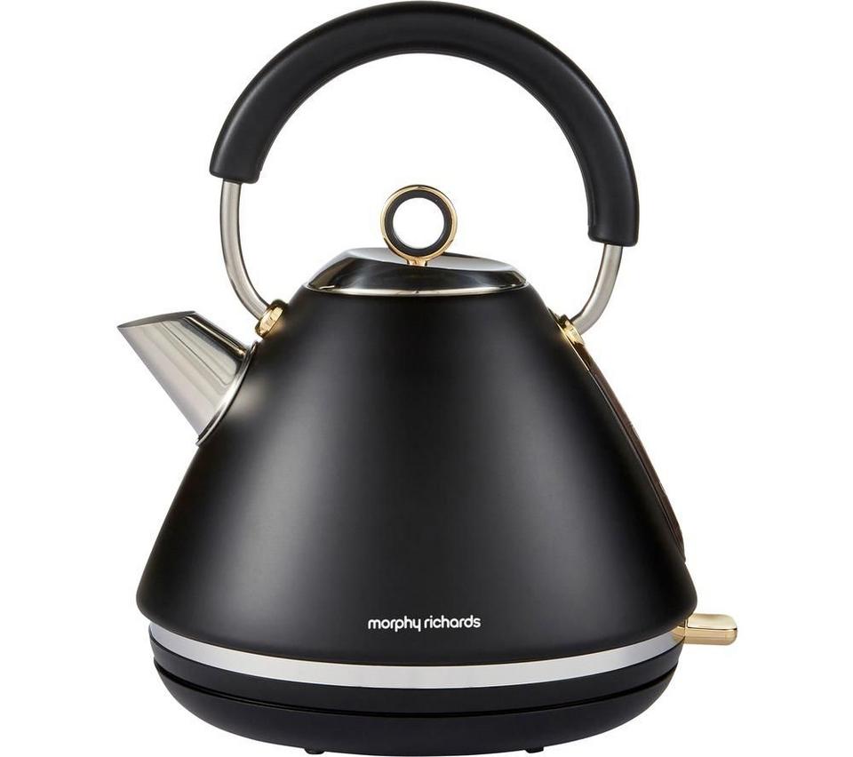 MORPHY RICHARDS Accents Gold Kettle - Black