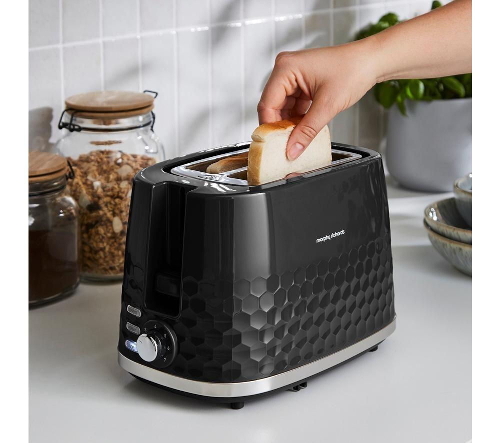 MORPHY RICHARDS Hive 220031 2-Slice Toaster - Black image number 6 of 8