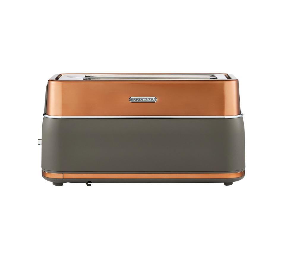 MORPHY RICHARDS Signature 245742 4-Slice Toaster - Matt Copper image number 7 of 7