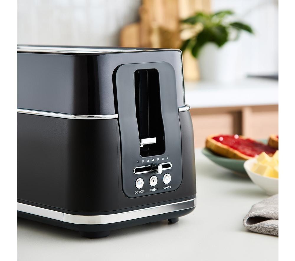MORPHY RICHARDS Signature 245744 4-Slice Toaster - Matt Black image number 2 of 6
