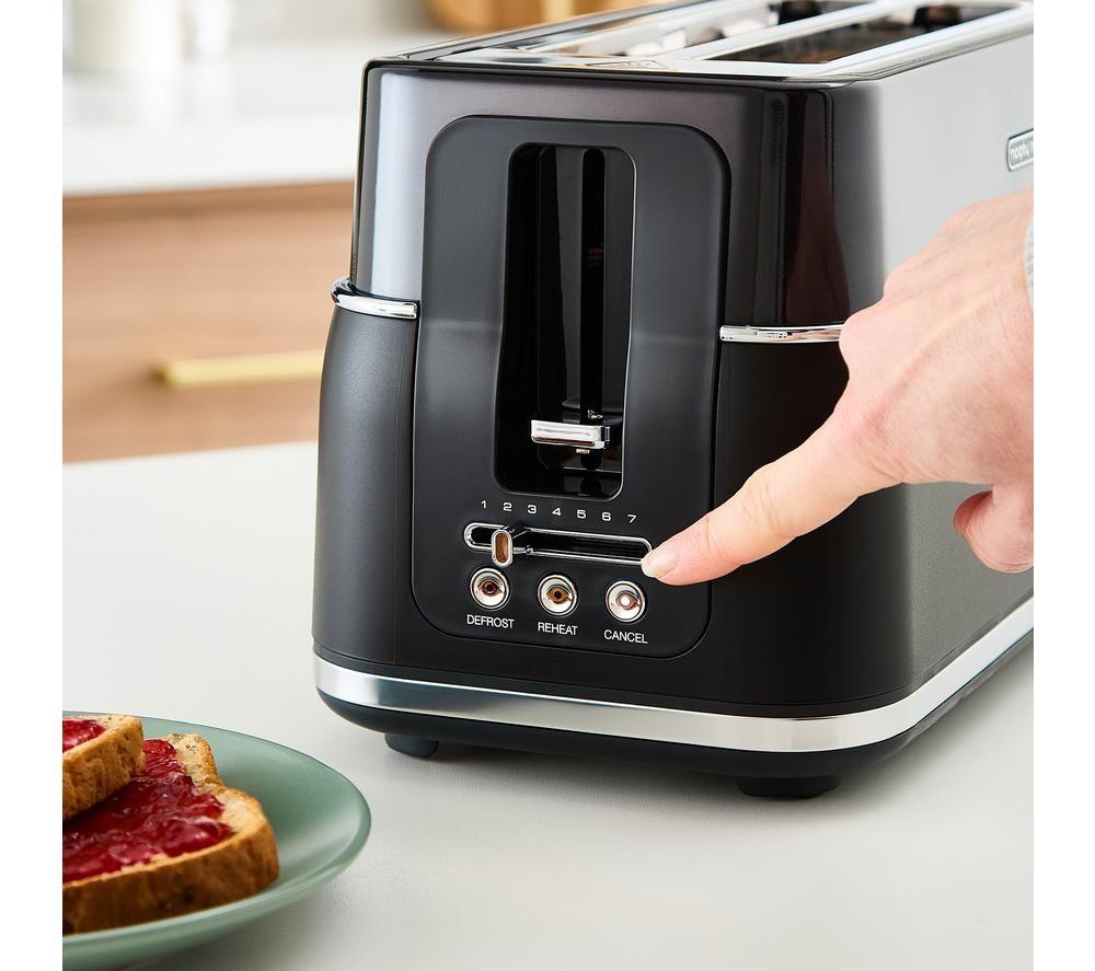 MORPHY RICHARDS Signature 245744 4-Slice Toaster - Matt Black image number 3 of 6
