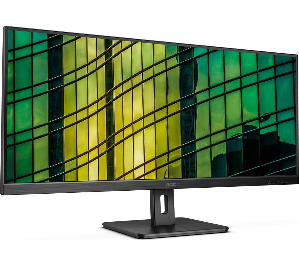 AOC Essential-line U34E2M Wide Quad HD 34" WLED Monitor - Black image number 2 of 9