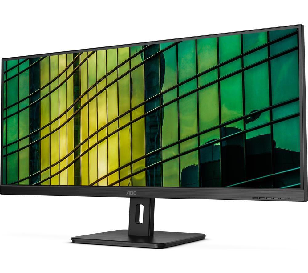 AOC Essential-line U34E2M Wide Quad HD 34" WLED Monitor - Black image number 3 of 9