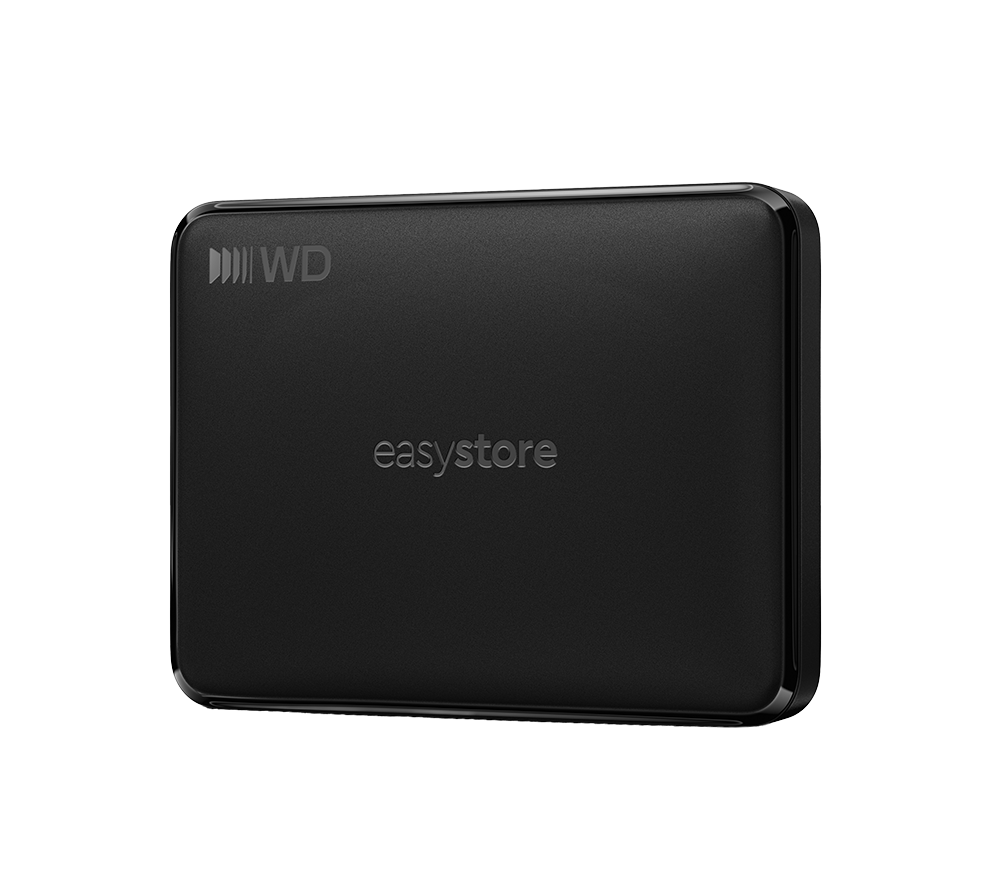 WD Easystore Portable Hard Drive - 4 TB, Black