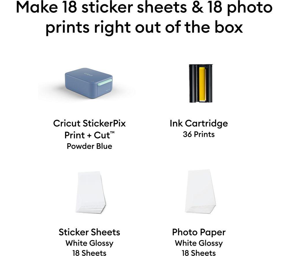 CRICUT StickerPix Print & Cut Essential Bundle - Blue image number 4 of 9