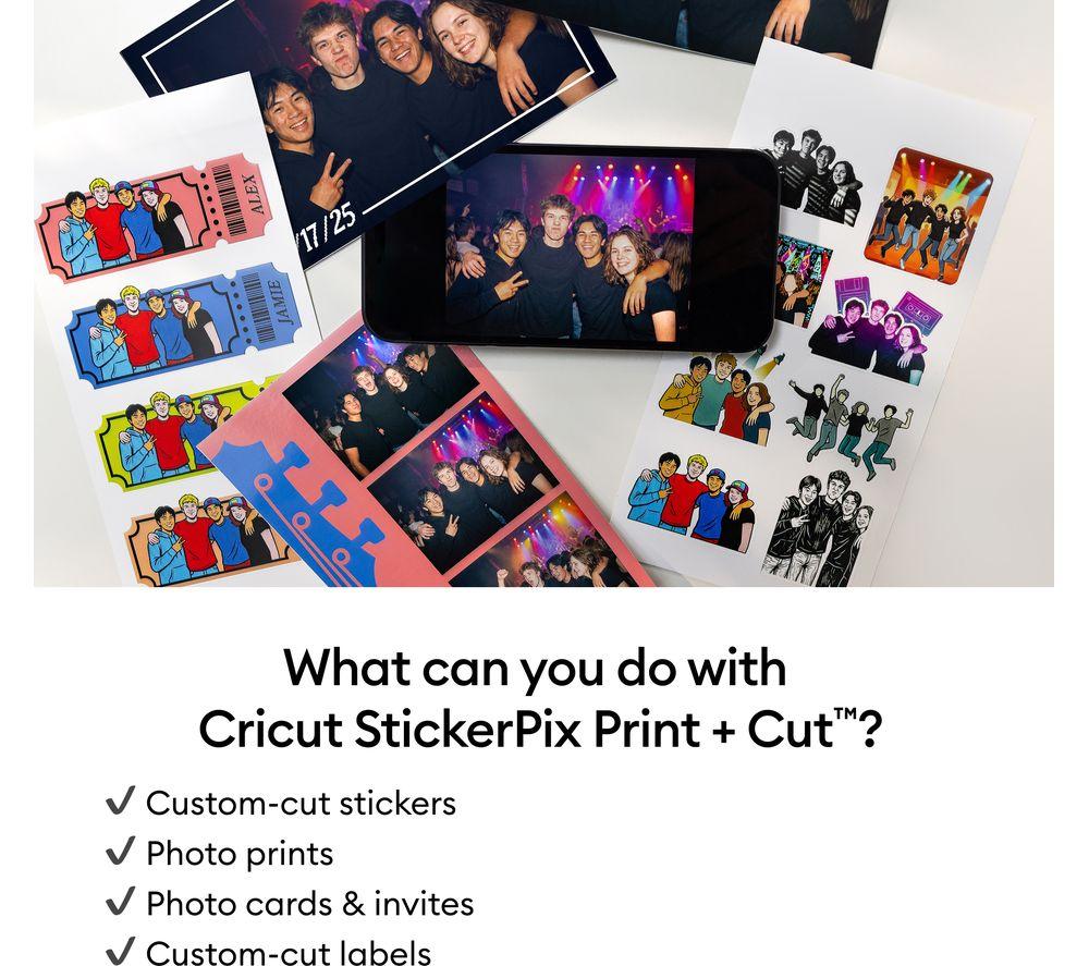 CRICUT StickerPix Print & Cut Essential Bundle - Blue image number 9 of 9