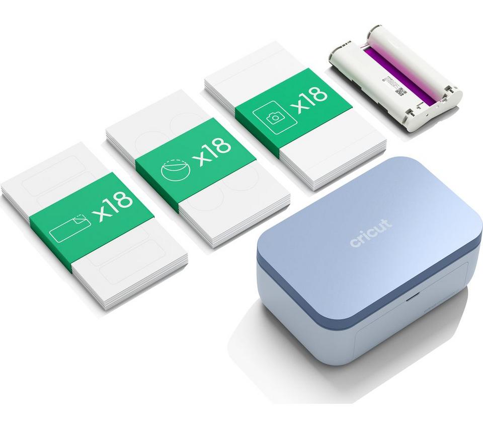 CRICUT StickerPix Print Essential Bundle - Blue