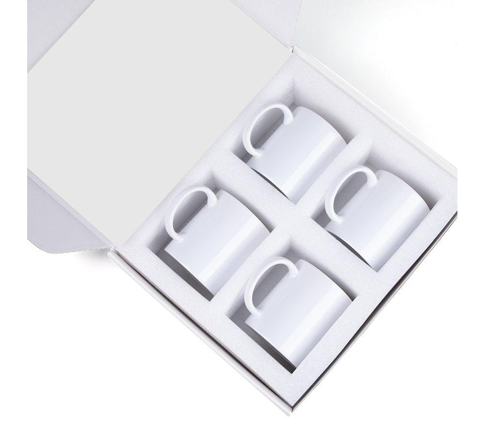 HTVRONT Auto Heat Press & 4-Piece Mug Set - White image number 7 of 9