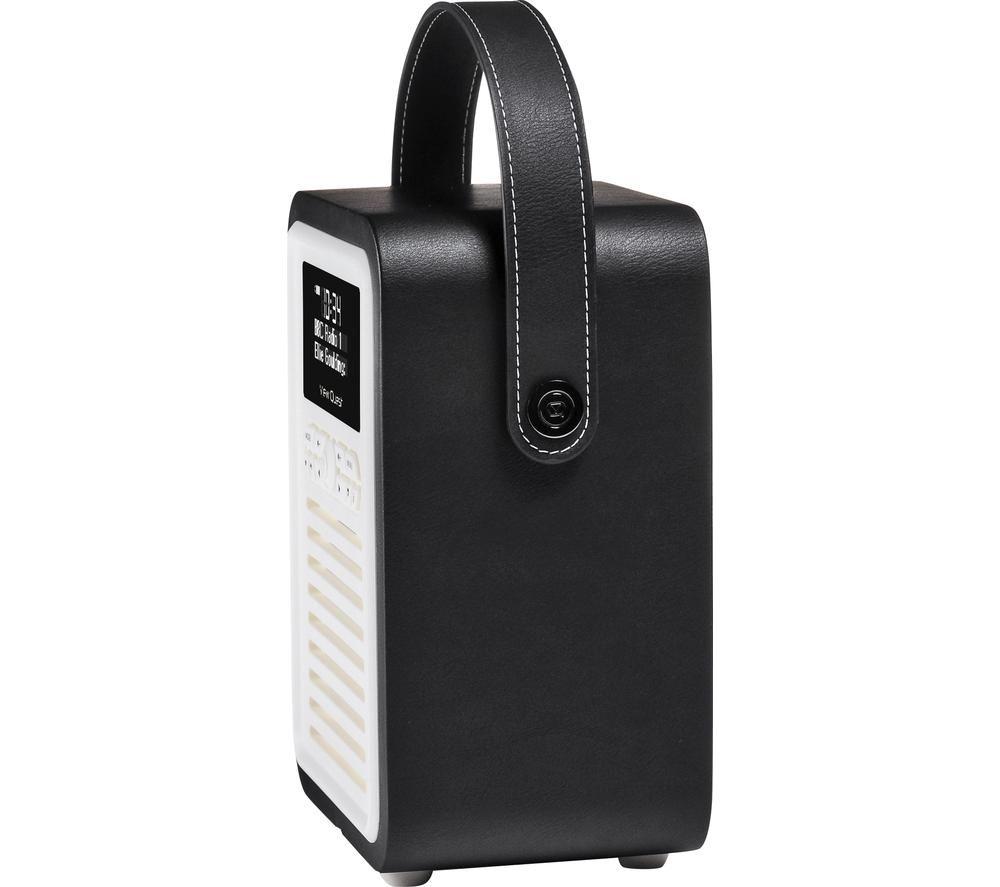 VQ Retro Mini Portable DAB+/FM Bluetooth Radio - Black image number 2 of 6