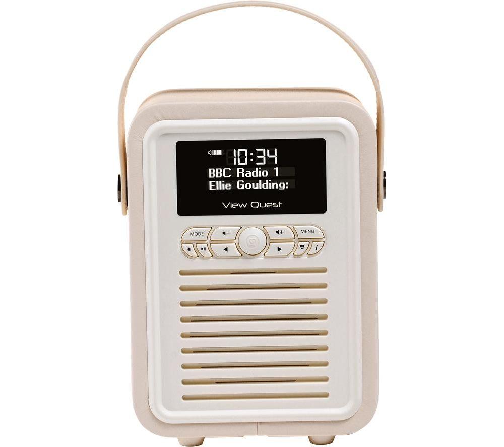 Vq Cream Retro Mini Dab Radio - Image 3