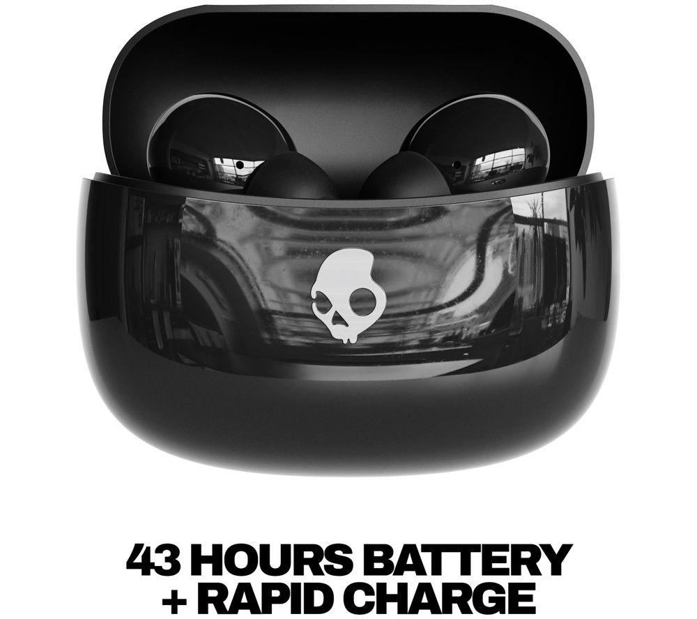 SKULLCANDY Ink'd ANC S2IAW-S028 Wireless Bluetooth Noise-Cancelling Earbuds - Black image number 3 of 8