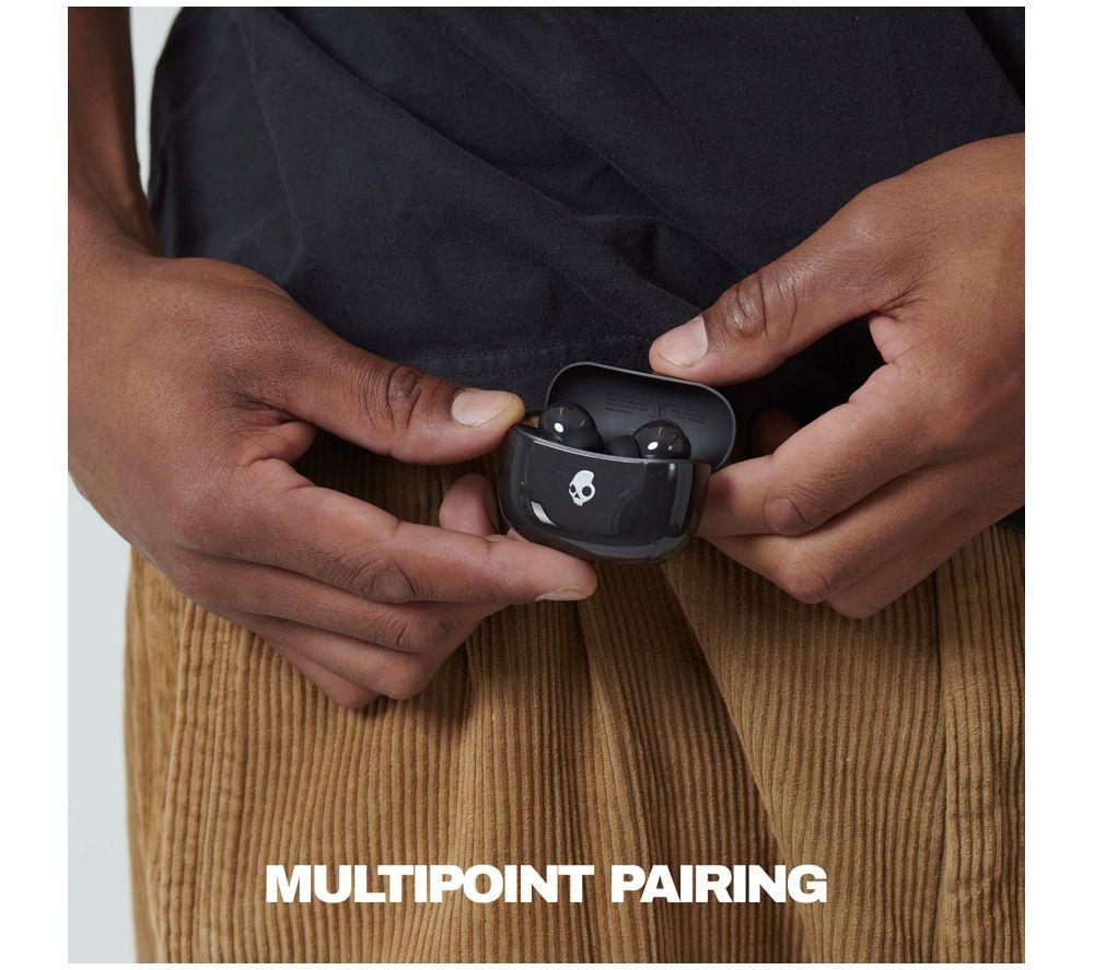 SKULLCANDY Ink'd ANC S2IAW-S028 Wireless Bluetooth Noise-Cancelling Earbuds - Black image number 6 of 8