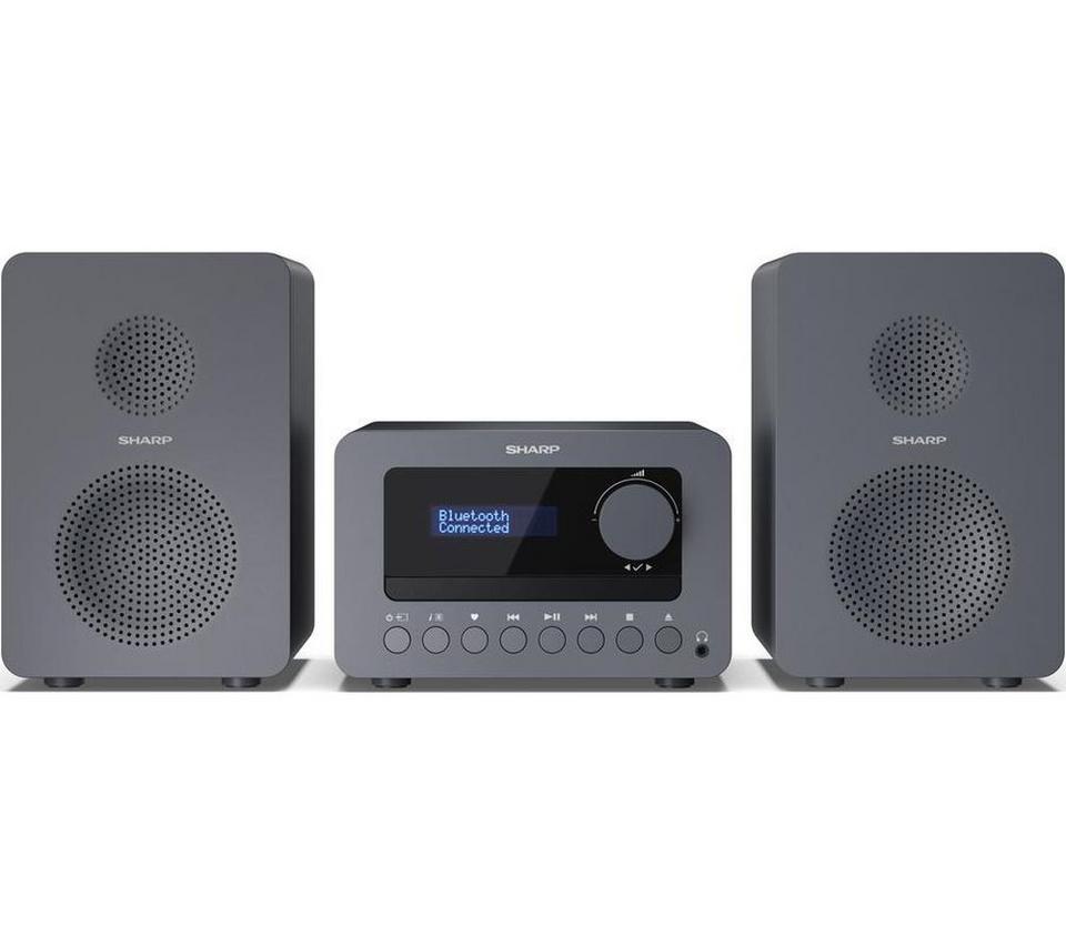 SHARP Tokyo XL-B514 Bluetooth Micro Hi-Fi System – Grey