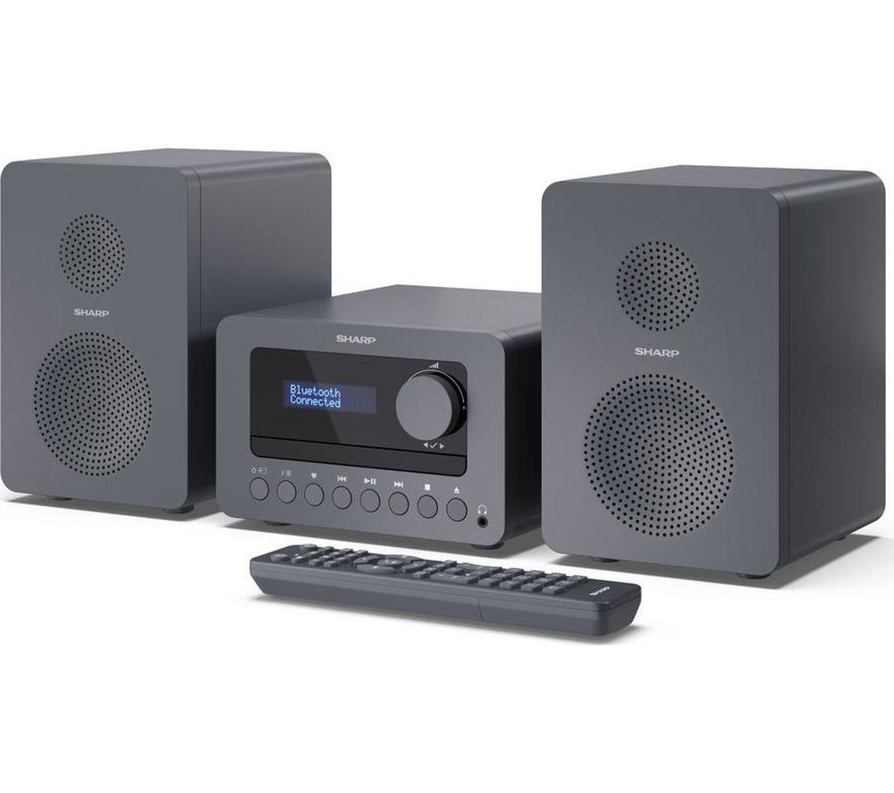 SHARP Tokyo XL-B514 Bluetooth Micro Hi-Fi System &ndash; Grey image number 3 of 13