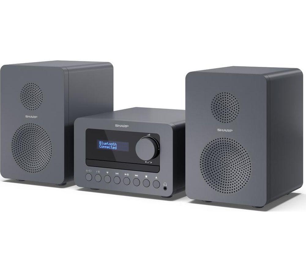 SHARP Tokyo XL-B514 Bluetooth Micro Hi-Fi System &ndash; Grey image number 4 of 13
