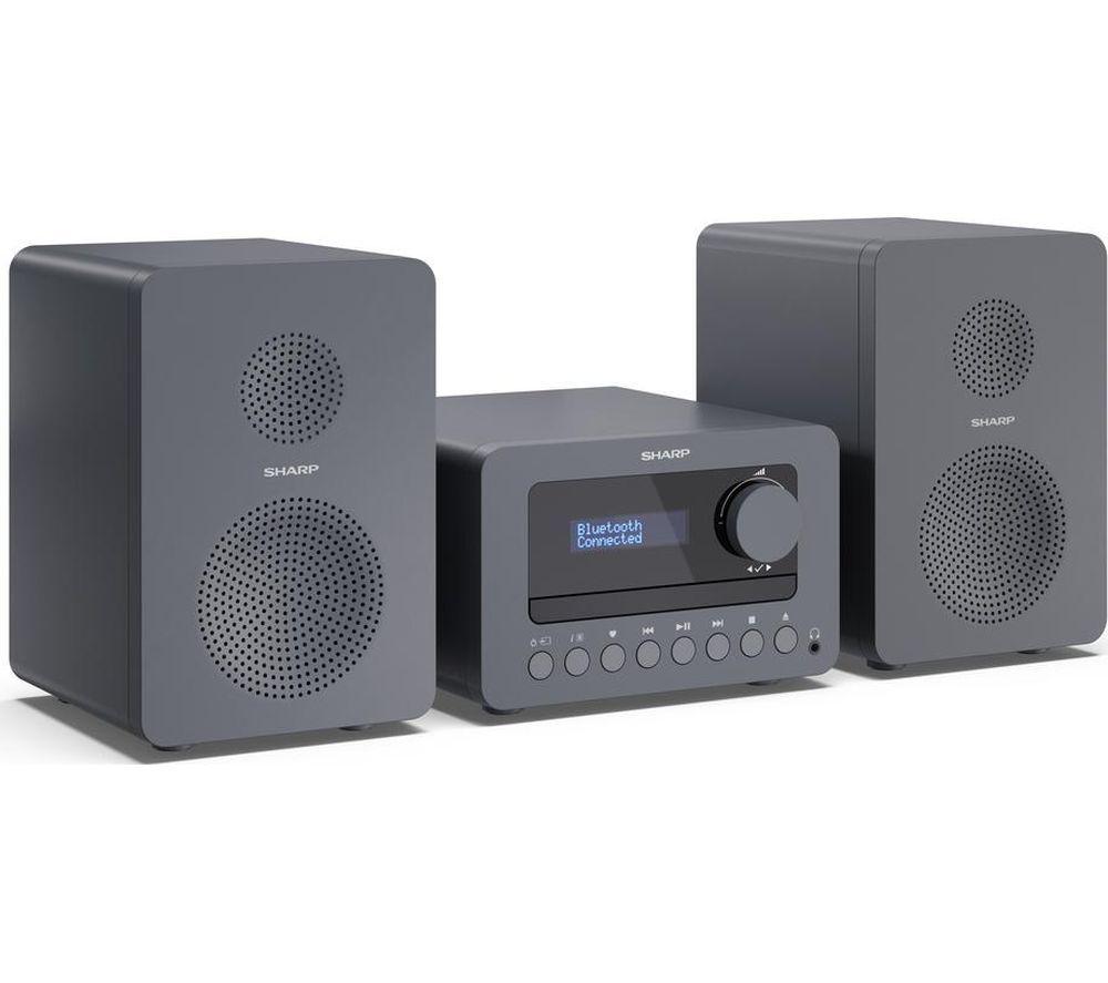 SHARP Tokyo XL-B514 Bluetooth Micro Hi-Fi System &ndash; Grey image number 5 of 13
