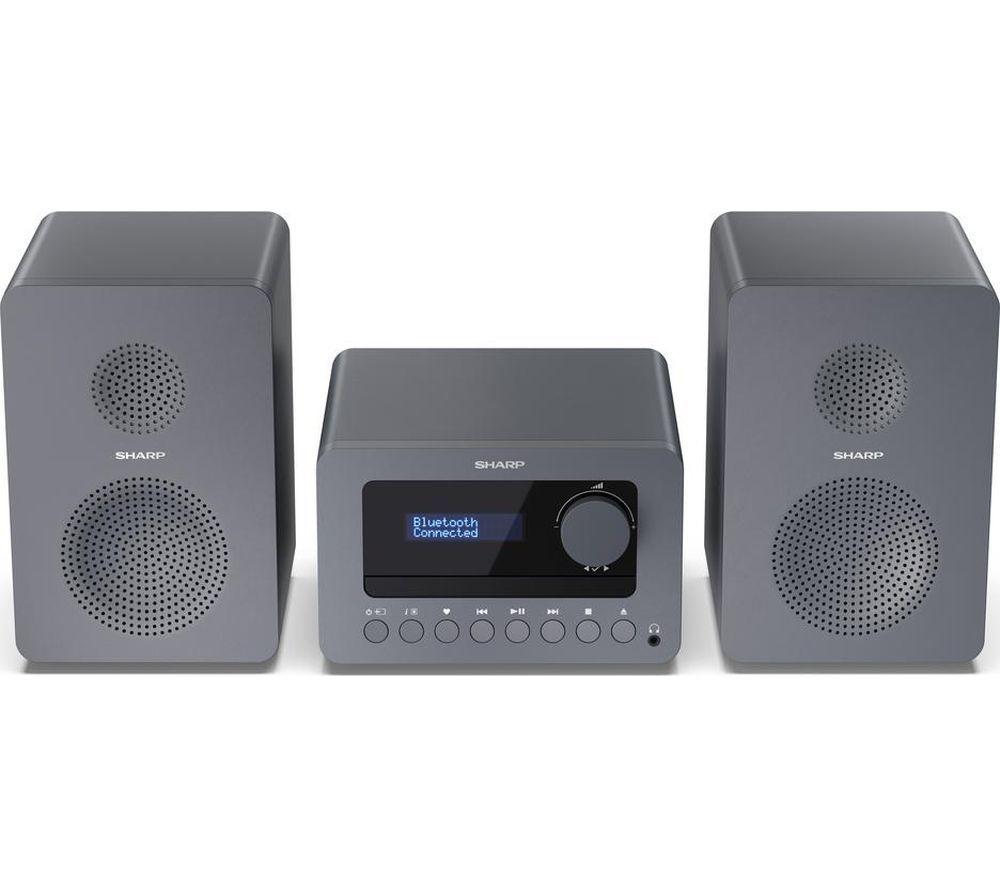 SHARP Tokyo XL-B514 Bluetooth Micro Hi-Fi System &ndash; Grey image number 8 of 13
