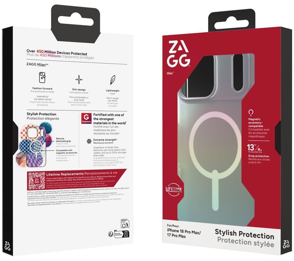 ZAGG Milan Snap iPhone 18 Pro Max Case - Iridescent image number 6 of 11