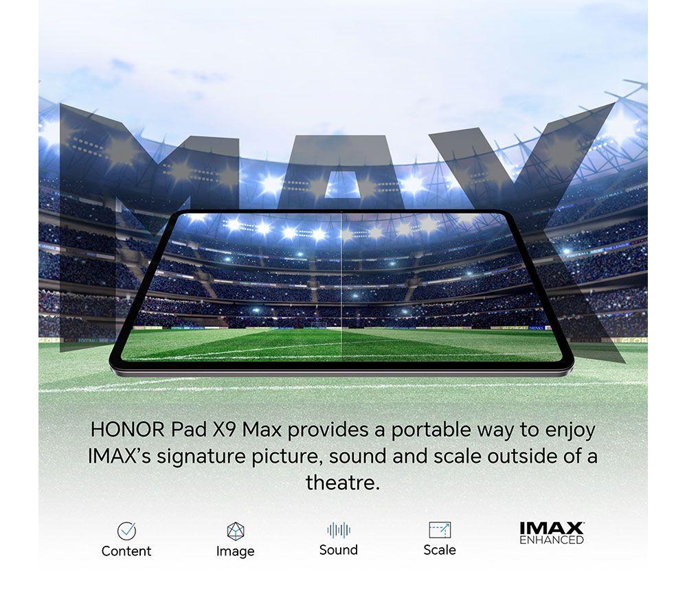 HONOR Pad X9 Max 13" Tablet -128 GB, Grey image number 5 of 18