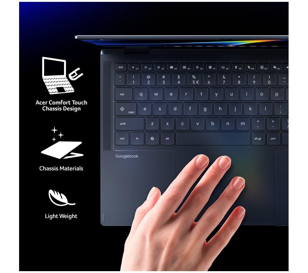 ACER Googlebook 14 - Intel&reg; Core&trade; Ultra 7, 512 GB SSD, Blue image number 8 of 13