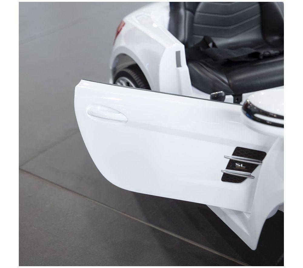 XOOTZ Mercedes-Benz SL Kids Electric Ride-On Car - White image number 4 of 6