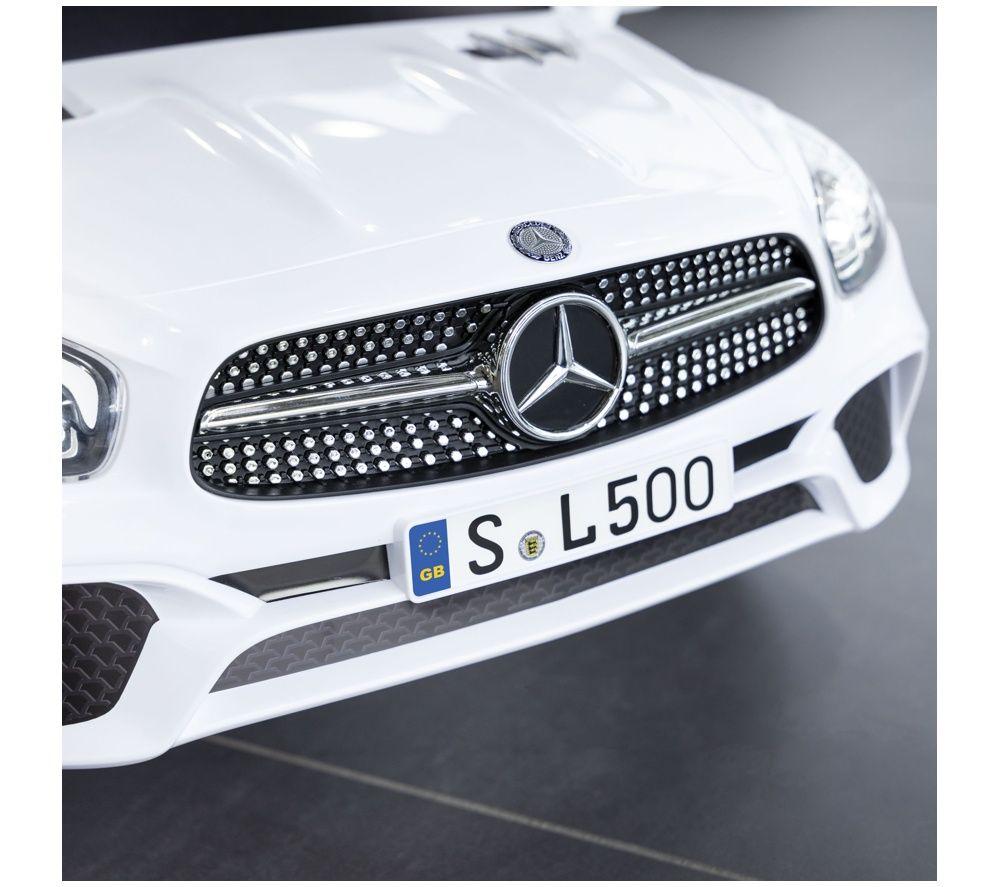 XOOTZ Mercedes-Benz SL Kids Electric Ride-On Car - White image number 5 of 6