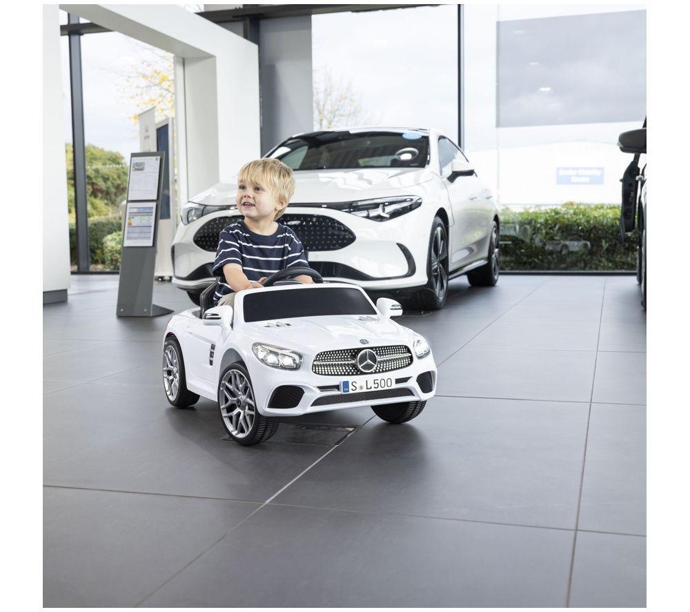 XOOTZ Mercedes-Benz SL Kids Electric Ride-On Car - White image number 6 of 6