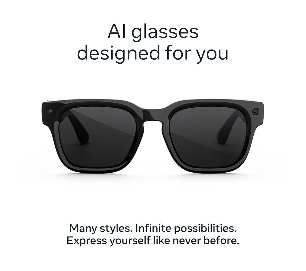 META RAY-BAN Fury AI Glasses - Classic Black with Grey Transitions Lenses image number 2 of 11