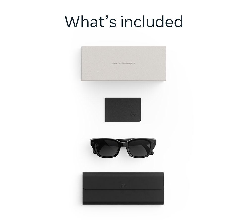 META RAY-BAN Capri AI Glasses - Classic Black with Grey Transitions Lenses image number 9 of 9