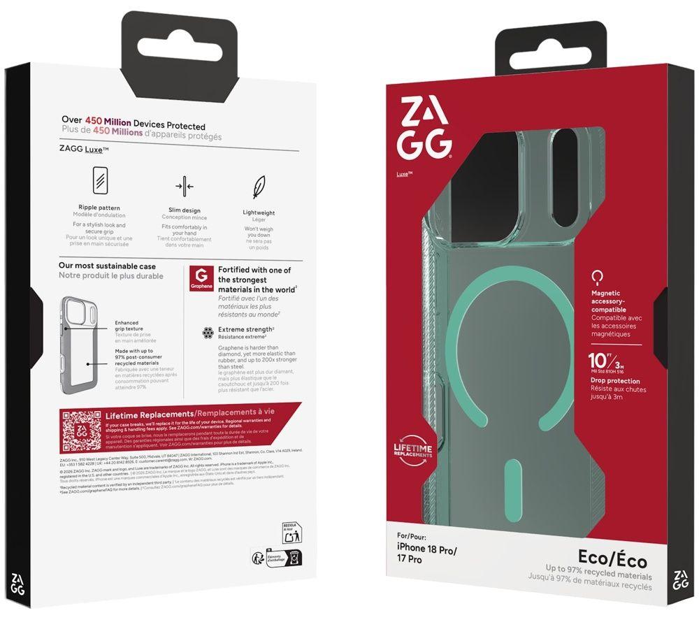 ZAGG Luxe Snap iPhone 18 Pro Case - Mint image number 2 of 3